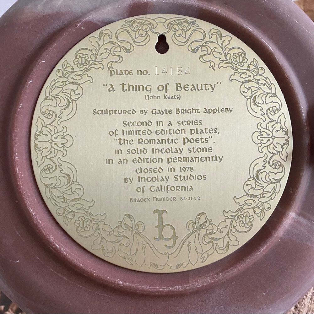 Gayle Bright Appleby collector plate in original packaging - Picture 8 of 14